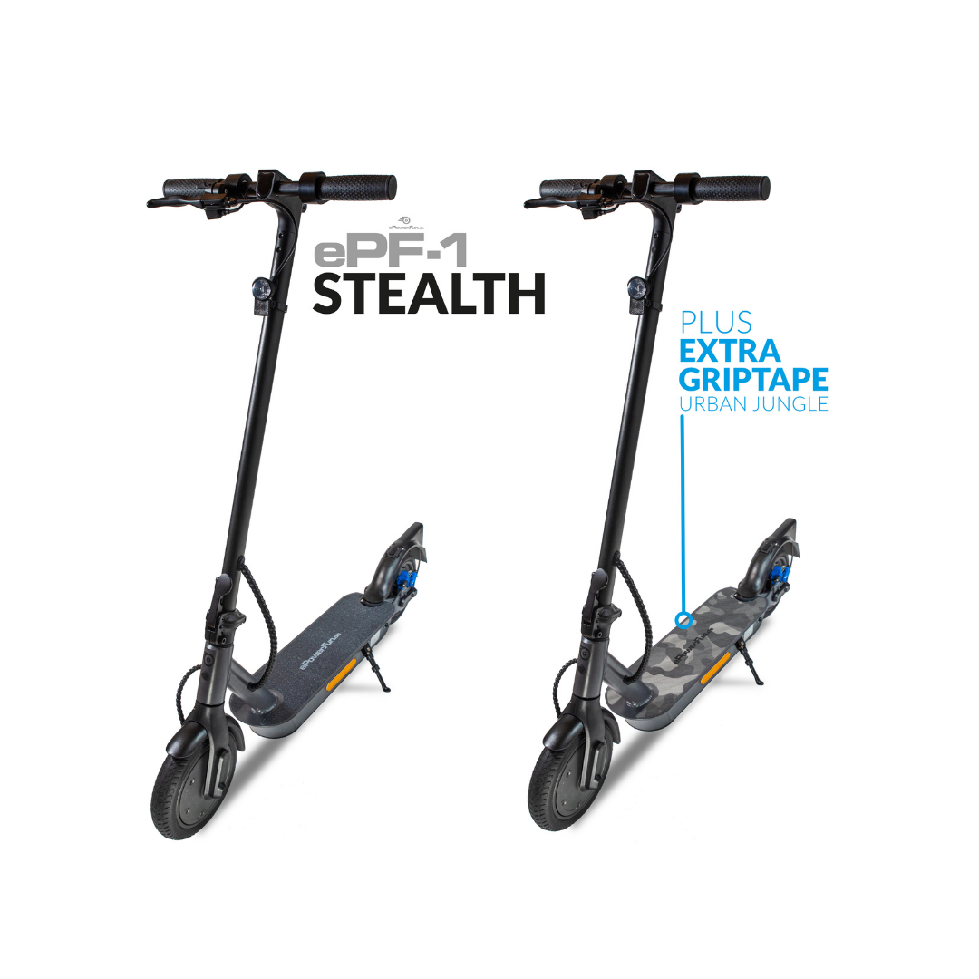 E-Scooter ePF-1 "Stealth Edition" - mit Straßenzulassung.