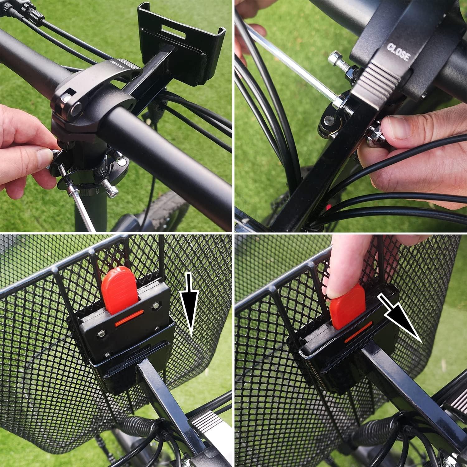 lenkerkorb mountainbike Abnehmbarer E-Scooter Lenkerkorb – 12L mit Klickfix-Halterung