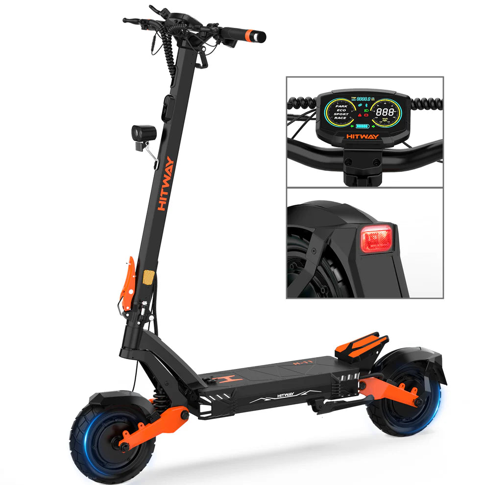 Hitway H11 ABE – 3600W Dualmotor Power E-Scooter mit Straßenzulassung