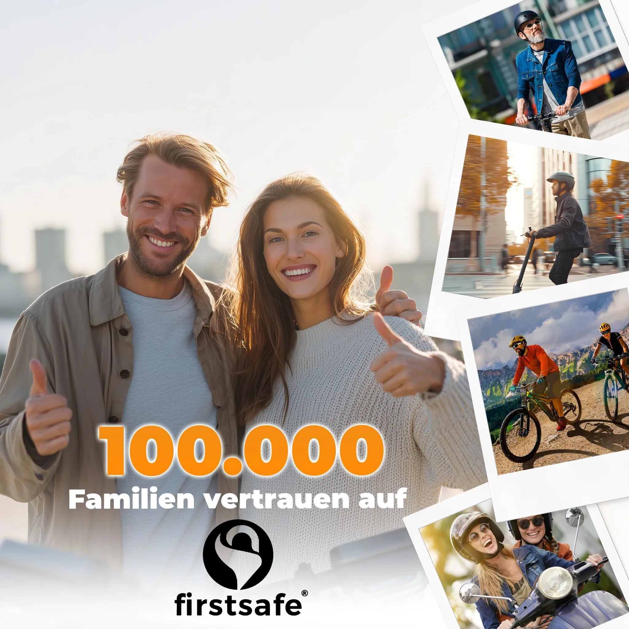 firstsafe™ E-Scooter Schloss mit Silikonmantel