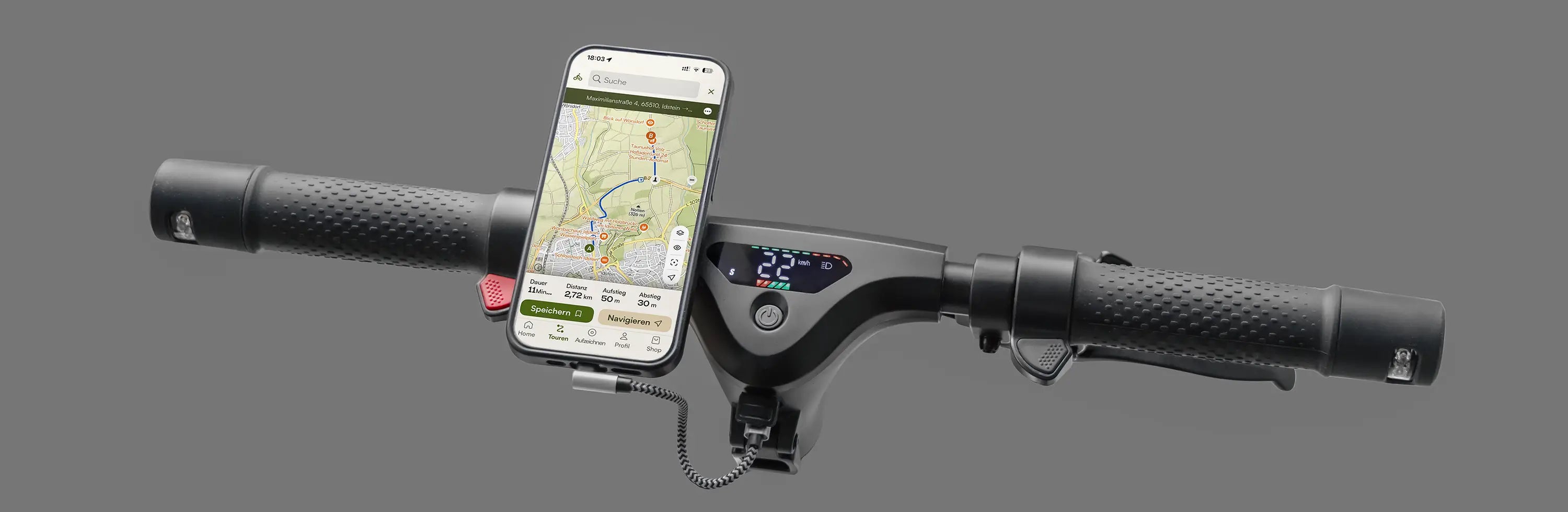 E-Scooter ePowerFun ePF-SKATE mit Straßenzulassung