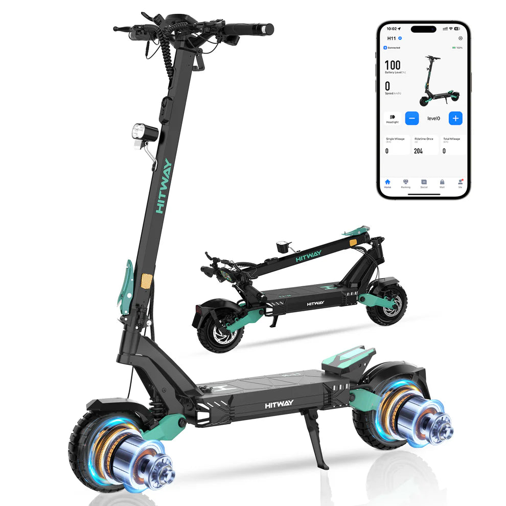 Hitway H11 ABE – 3200W Dualmotor Power E-Scooter mit Straßenzulassung