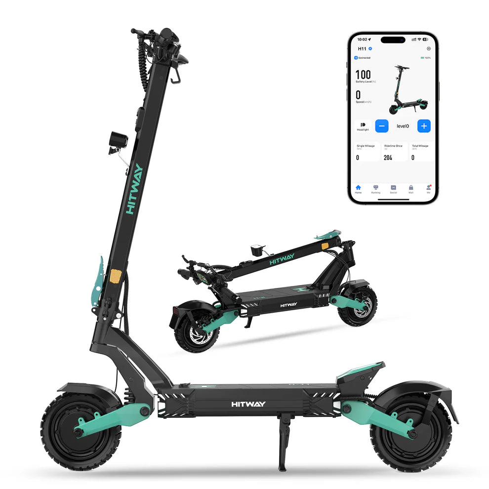Hitway H11 ABE – 3200W Dualmotor Power E-Scooter mit Straßenzulassung