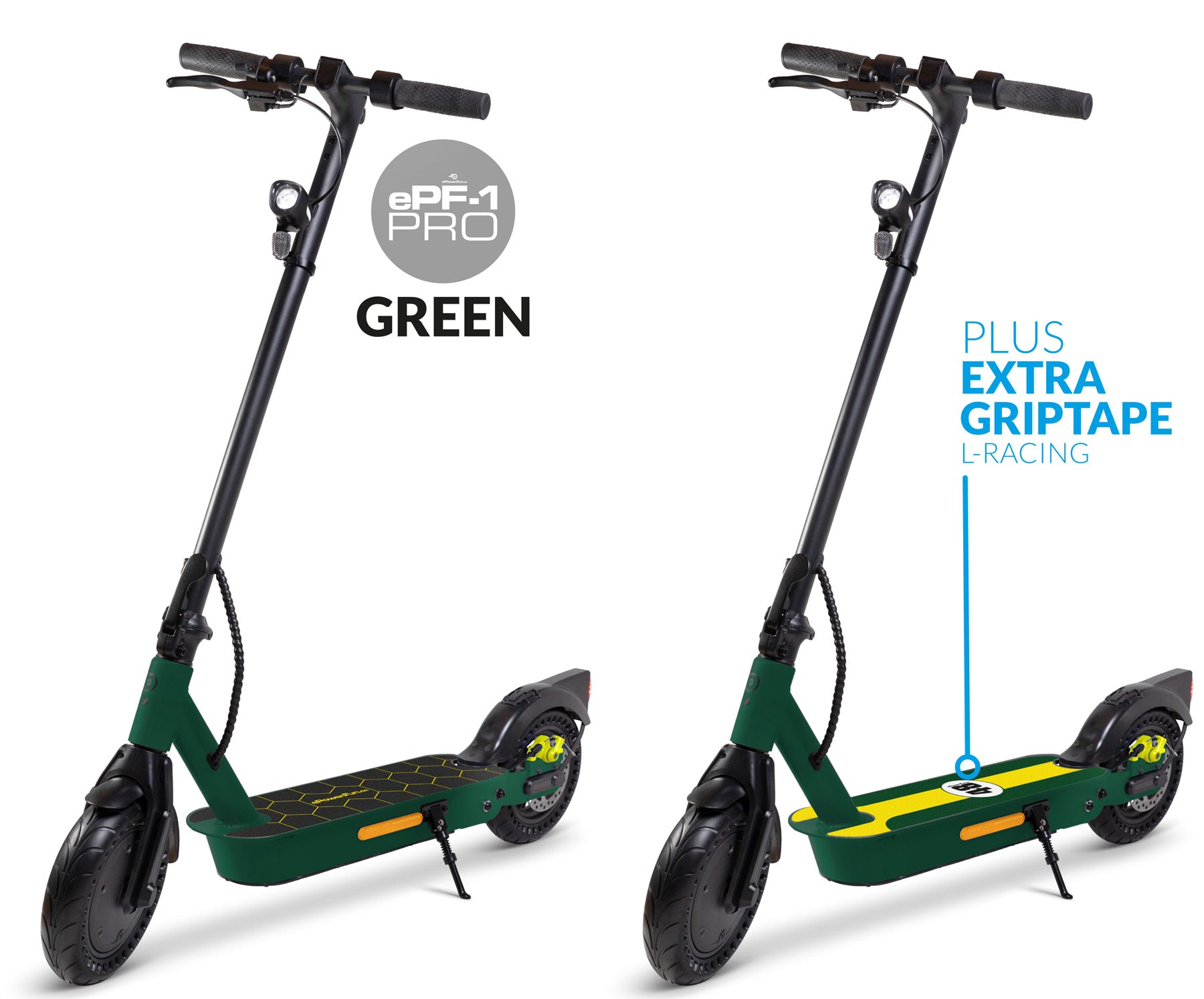 E-Scooter ePF-1 PRO "British Racing Green" mit Straßenzulassung.